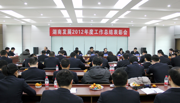 华体会网页版登录入口召开2012年度工作总结表彰会